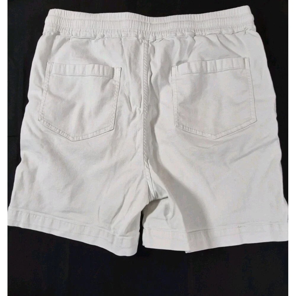 Faherty Essential Drawstring Shorts Men's Size Medium Light Khaki Boneyard Color